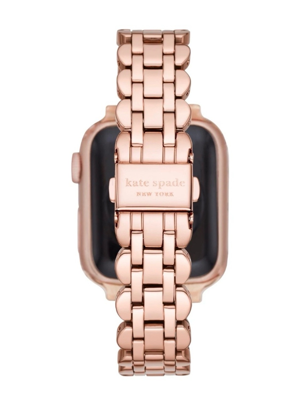 Kate Spade New York Gold Link Apple Watch Band 42/44/45mm Samsung - Picture 3 of 5